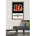 thumbnail image 3 of NFL Cincinnati Bengals - Logo 21 Wall Poster with Magnetic Frame, 22.375" x 34", 3 of 4