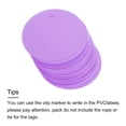 thumbnail image 4 of Unique Bargains 50pcs Waterproof Shipping Tags, PVC Metal Eyelet Durable Label Tear Resistant Blank Tag Purple, 4 of 6