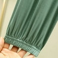 thumbnail image 6 of AUNVITO Women's Loose Fit Cuffed Pajama Pants All-Season Solid Color Modal Cotton Blend Casual Lounge Homewear Comfortable Sleepwear, 6 of 9