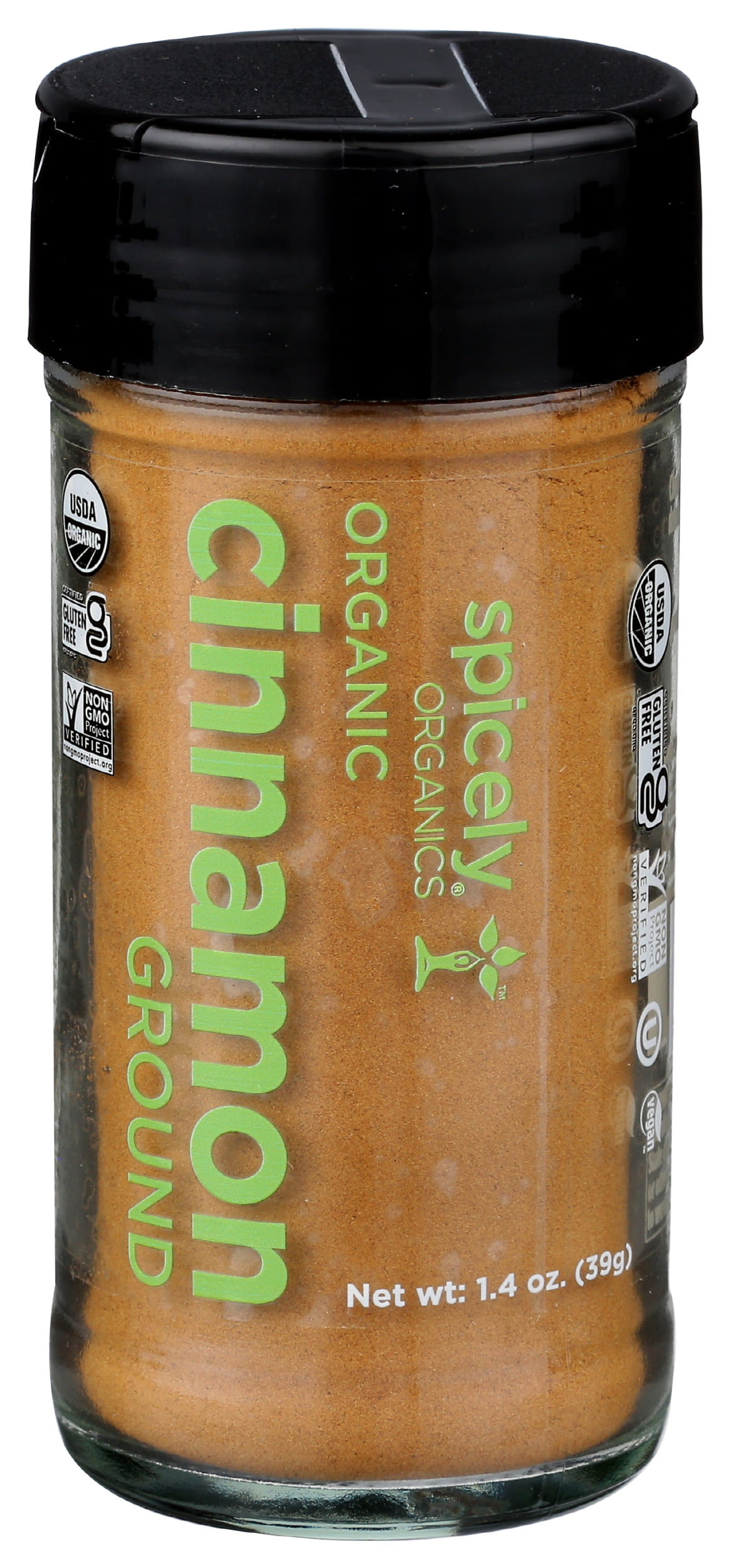 (Pack of 3), Spicely Organics Organic Cinnamon Ground, 1.4 oz