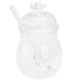 thumbnail image 1 of EeaseMX 1 recipiente de vidrio para almacenar alimentos de 250 ml, ideal para la cocina y para cereales., 1 of 8