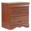 South Shore Vintage 2 Drawer Nightstand in Classic Cherry Finish