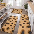thumbnail image 2 of Beige and Black Of Leopard Print Kitchen Rugs Sets Of 3,Kitchen Runner Rugs Non Skid Washable,Decorative Kitchen Floor Mats for Kitchen,Sink,Laundry,17"x30"+ 17"x47" + 17"x59", 2 of 6