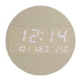 thumbnail image 1 of AMLESO 7.5" Digital Wall Clock 12/24 Hours USB Non Ticking Electronic Wall Clock Gray, 1 of 8