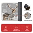 thumbnail image 7 of Sm:)e Deer Tree Let It Sonw Snowflakes Christmas Kitchen Mats Set of 2, Winter Decor Low-Profile Kitchen Rugs for Floor - 17x29 and 17x47 Inch, 7 of 7