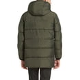 thumbnail image 2 of Orolay Men's Puffy Down Jacket Warm Winter Down Jacket with Multi Pockets Mid Length Down Coat Armygreen M, 2 of 5