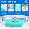 thumbnail image 4 of Sukeen 4 Packs Cooling Towel for Kids Necks, (31"x9") Ice Towel, Soft Breathable Cool Towel,Microfiber Cold Towel for Boys and Girls for Sports,Running,Exercise,School and More Activities, 4 of 9