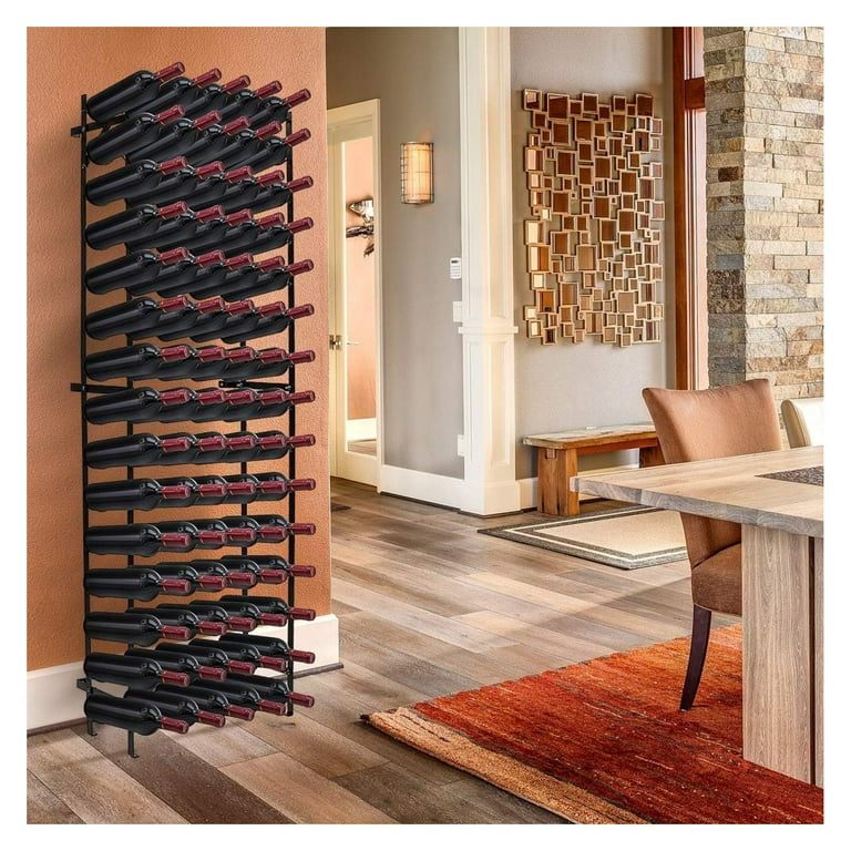 Drevy Wine Rack Standing Floor Stand Racks Hold 75 Bottles of Your Favorite Wine Large Capacity Wine Storage for Any Bar Wine Cellar Kitchen Dining Room etc 75 Bottles Walmart