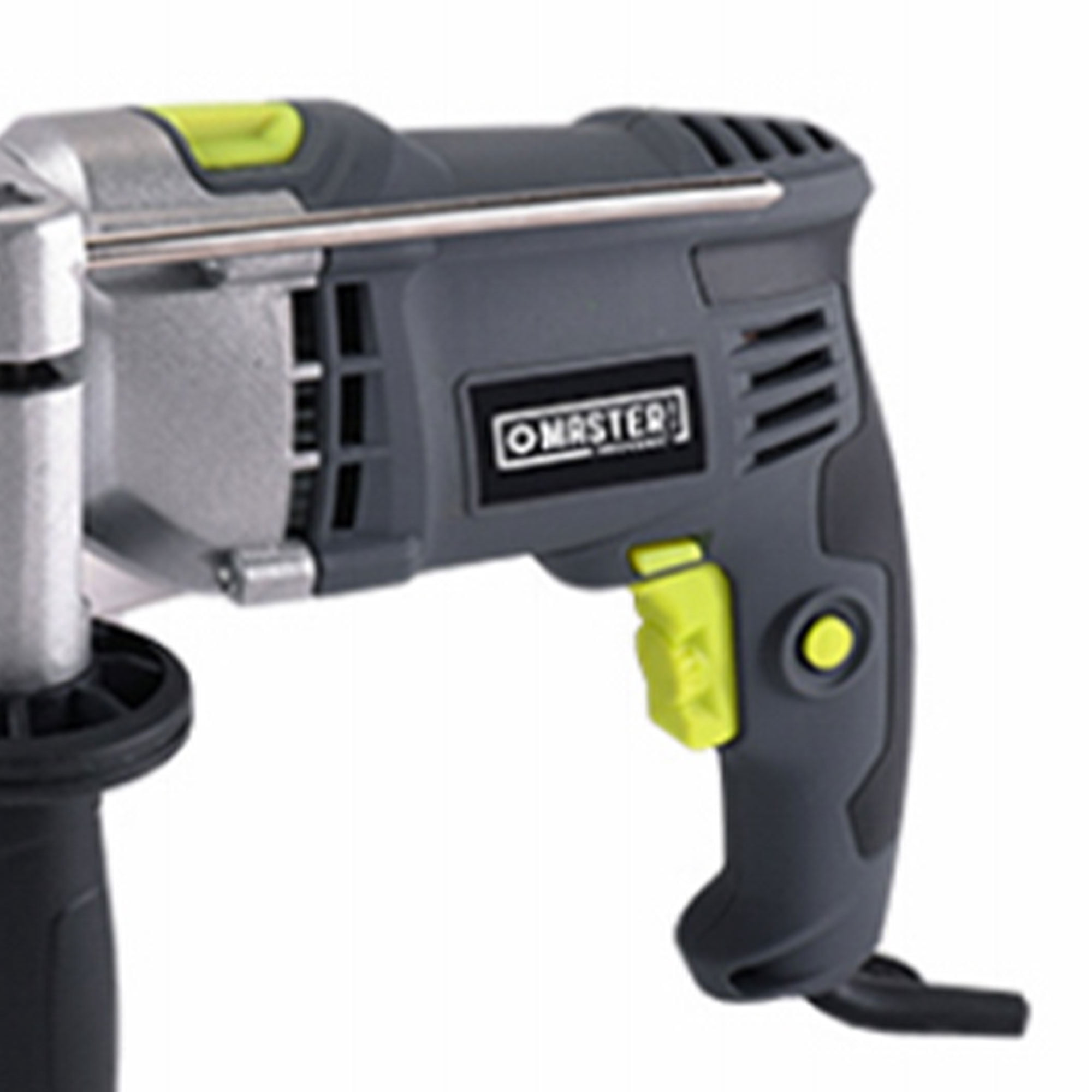 Master Mechanic 7.5 Amp 0.5” Hammer Drill w/ Soft Grip Handle & Metal Gauge