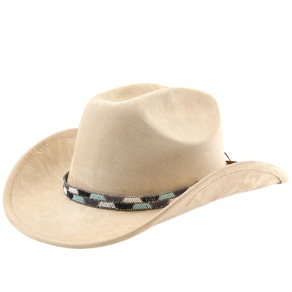 Western Style Cowboy Hat for Outdoor Adventure and Travel with Rolled Brim for Country Everyday Wear Classic Western Keep Your Fashion Ahead