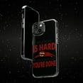thumbnail image 6 of DistinctInk Clear Case for Apple iPhone 15 PLUS (6.7" Screen) - Doing Nothing Is Hard - Sloth, 6 of 9
