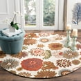 thumbnail image 4 of Safavieh  Handmade Blossom Anastacia Modern Floral Wool Rug Red/Multi 2'3" x 8' Runner 8' Runner Runner, Indoor Entryway, Living Room, Bedroom, 4 of 5