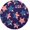 2024zb-C1186, variant on Patriotic Star Elastic Fitted Edged Round Tablecloth Fade resistant Anti-Shrink Table Cloth Washable Table Cover for Indoor or Outdoor and anywhere you wanna use it 48"X 48"