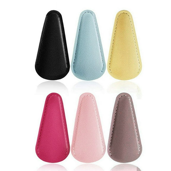 Scissors Sheath Safety Leather Scissors Cover Protector Sewing Scissor Sheath(6 Pcs Colorful),6 * Scissors sheath,Photo Color