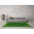 thumbnail image 3 of Ahgly Company Indoor Rectangle Oriental Green Modern Area Rugs, 2' x 5', 3 of 4