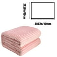 thumbnail image 6 of Fleece Blanket, Soft Warm Throw Blanket, Double Layer Thick Raschel Blanket for Winter Use, Cozy Lightweight Polyester Bed Sofa Blanket in Multiple Colors, 6 of 8