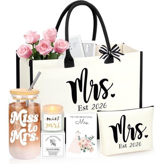 Bride Gifts for Bridal Shower 2026, Wedding Gifts for Bride to Be, Future Mrs, Engagement, Bachelorette Party Gift Set of 5