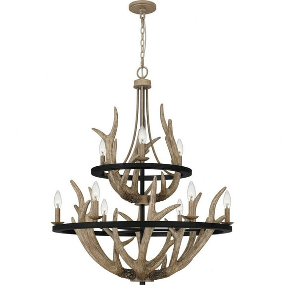 JR5032EK Quoizel Lighting Journey - 9 Light Chandelier-39 Inches Tall and 32 Inches Wide