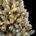 thumbnail image 4 of vidaXL Artificial Hinged Christmas Tree 300 LEDs & Ball Set 70.9", 4 of 7