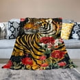 thumbnail image 2 of Nawypu Multi-Size Blanket Tiger Art Throw Blankets for Couch Soft Fluffy Cozy Warm Luxury Flannel Blanket Teens Size for Women Boys Girls Gifts Medium, 2 of 6