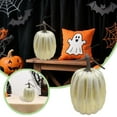 thumbnail image 2 of Jumbo White Foam Pumpkins 8.7 Inch, Artificial Fake Pumpkins for Halloween Decor, DIY Craft Painting, Thanksgiving Fall Harvest Decorations, Farmhouse Table Centerpiece Displays, 2 of 8