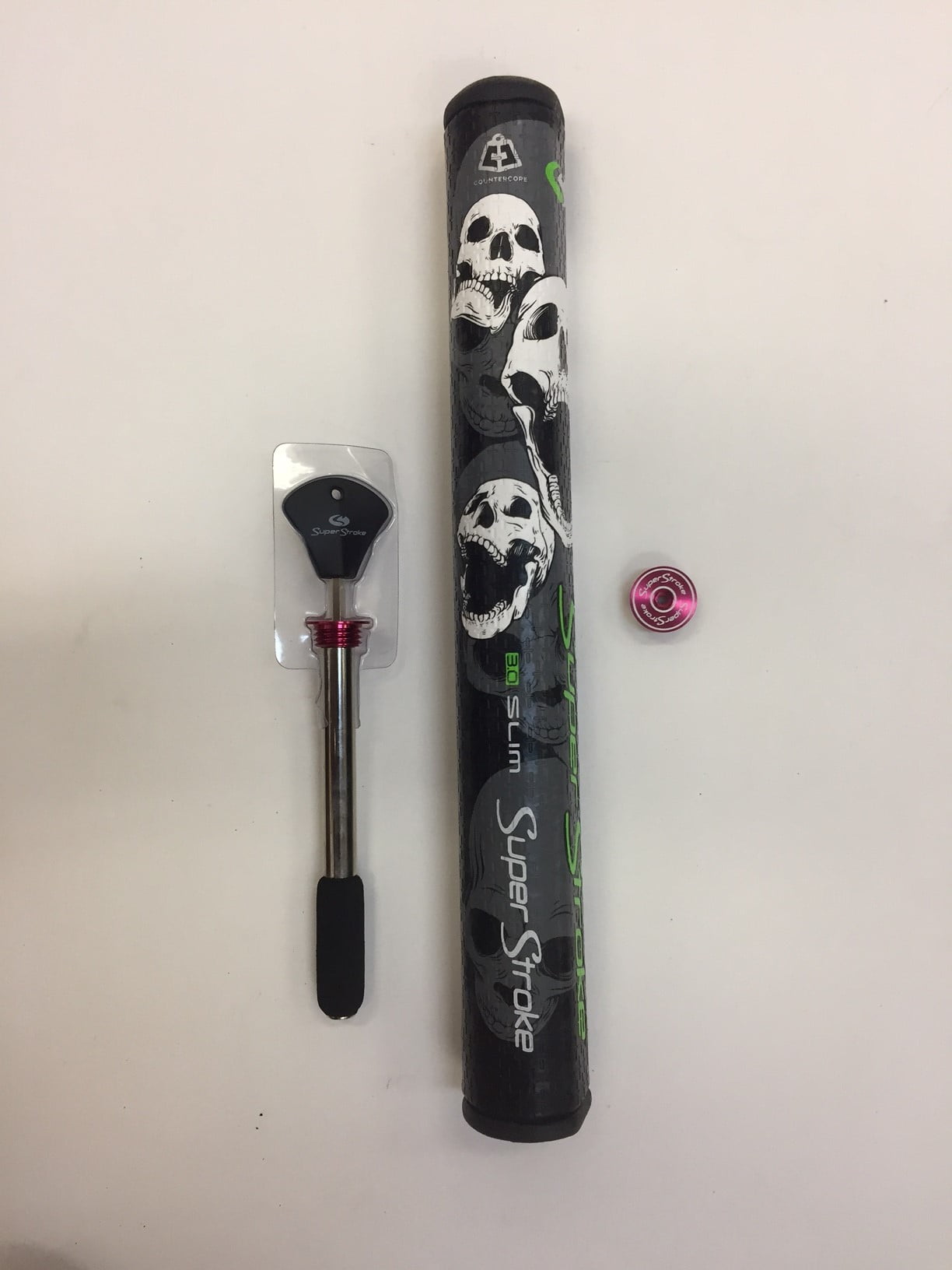 Super Stroke 3.0 Slim Skull Counter Core Putter Grip, with 50 gram ...