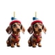thumbnail image 2 of RKSTN christmas ornaments Border Product Christmas Dog Car Hanger Christmas Decoration Acrylic Car Hanger Home Hanger, 2 of 5
