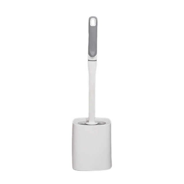 Birdeem Toilet Bowl Brush and Holder Compact Toilet Cleaner Brush Set for Bathroom Deep Cleaning Long Handle Brush Compact Size for Storage and Organization