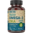 thumbnail image 1 of Deva Nutrition - Vegan Omega-3 DHA Non-Fish 200 mg. - 90 Softgels, 1 of 4