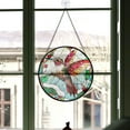 thumbnail image 3 of Hummingbird Family Christmas Suncatchers, Hummingbird Stained Glass Window Hangings, Hummingbird Christmas, Hummingbird Decor, Hummingbird Christmas Tree Decorations Unique Gifts For Women - 171HD176, 3 of 5