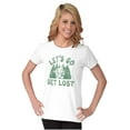 thumbnail image 4 of Smurfs Nature Camping Hiking Get Lost Women's T Shirt Ladies Tee Brisco Brands L, 4 of 5
