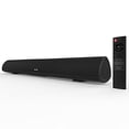 thumbnail image 1 of Barra de sonido, sistema de barra de sonido de cine en casa Bestisan de 80 W con función HDMI-ARC, altavoz de audio Bluetooth 5.0 inalámbrico y con cable (agudos/graves ajustables, 34 pulgadas, montaj, 1 of 5