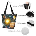 thumbnail image 4 of Bingfone Space Planet Women Shoulder Tote Bags Casual Bag Ladies Shopping Handbag, 4 of 7