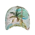 thumbnail image 2 of Balery Watercolor Palm Tree Baseball Cap For Women Men,Adjustable Size For Running Workouts And Outdoor Activities All Seasons, 2 of 9