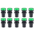 thumbnail image 1 of 10Pcs AC / DC 24V Luces indicadoras, LED verde, montaje en panel al ras 7/8 "22 mm Unique Bargains direccionales, 1 of 7