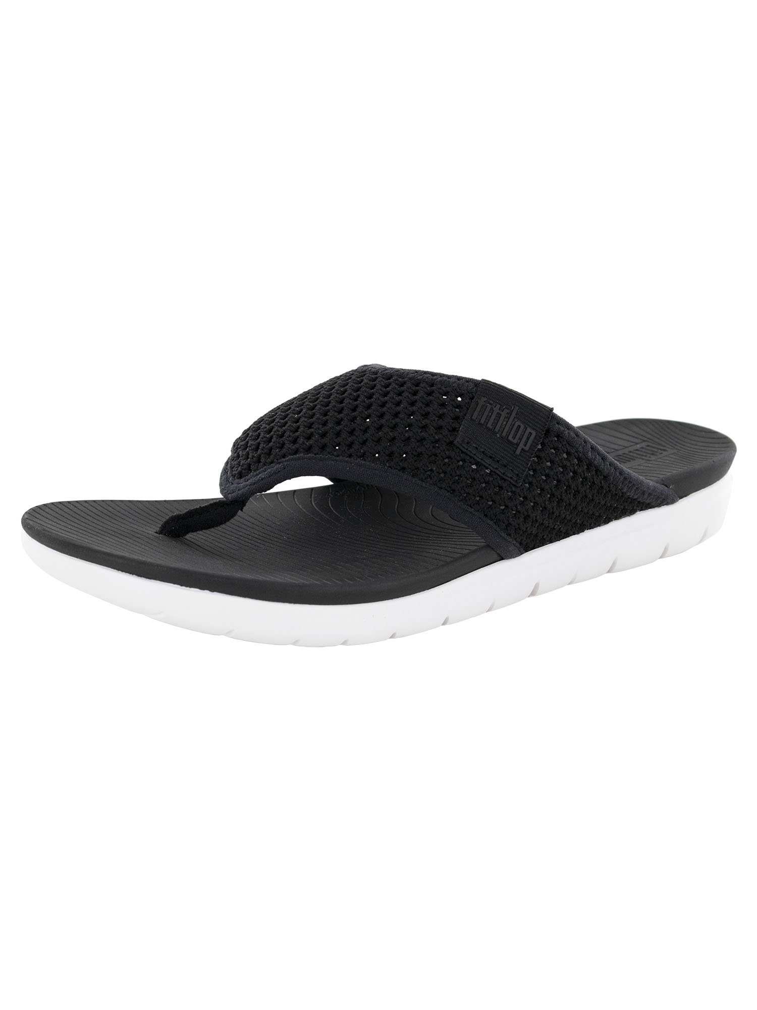 Fitflop Womens Airmesh Toe Post Sandals, Black, US 7 - Walmart.com