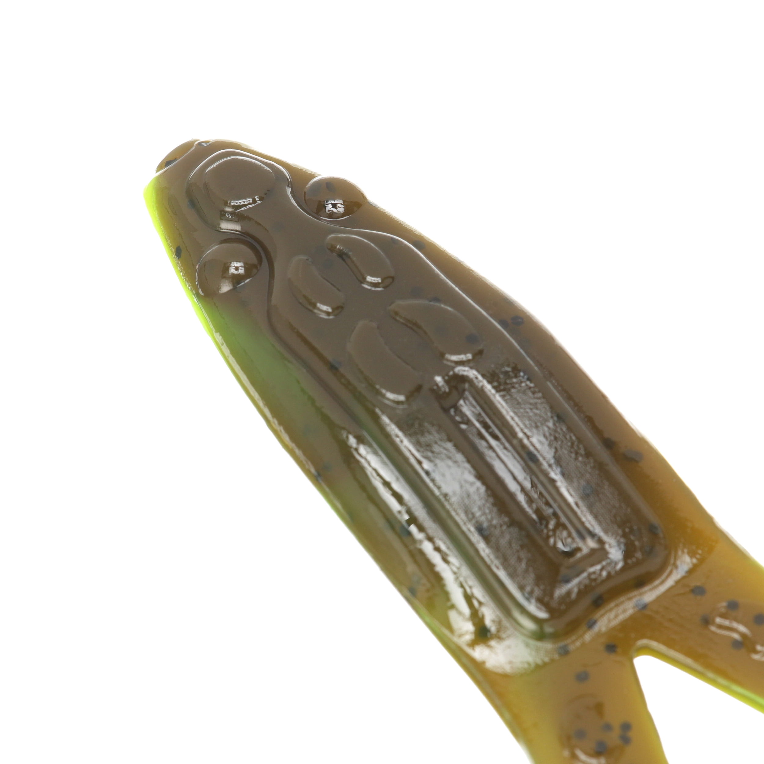 (2 pack) Strike King Super Toad 4" Green Pumpkin Chartreuse Belly Soft Bait Lure