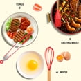 thumbnail image 4 of Juego de utensilios de cocina MIBOTE de silicona, 17 piezas, resistentes al calor, 4 of 6