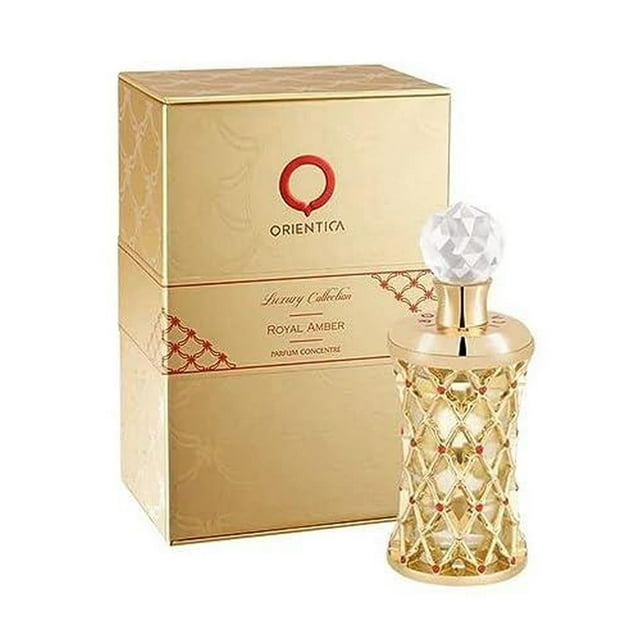 Perfume Orientica Al Haramain Royal Amber para mujer, 18 ml