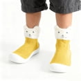 thumbnail image 2 of Gyujnb Baby Sock Shoes, Cute Cartoon Bear Longâ Warm Toddler Walking SlipperâSocks, Flexible Nonâ Soft Sole Shoes for Boys Girls,6-12 Months, 2 of 5