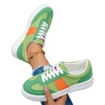 thumbnail image 2 of Womens Retro Low Top Platform Casual Shoes Bright Pink Faux Suede Non Slip Thick White Sole Comfort for Walking Shopping Daily Wear Ladies Sneakers 42, 2 of 7