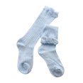 thumbnail image 2 of BAETEUY Newborn Baby Girls Boys Cotton Knee High Socks Summer Anti-mosquito Stockings, 2 of 8