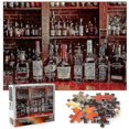 thumbnail image 1 of 1000 piezas de rompecabezas de descompresión, juguetes educativos, rompecabezas de whisky y vino, 1 of 5
