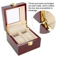 thumbnail image 1 of Storage Box Double-layer Watch, 2 Grids Wooden Watch Holder Wristwatch Display Case Jewelry Gift Organizer, 1 of 8