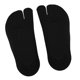 thumbnail image 4 of Calcetines de chanclas de dos dedos para mujer, calcetines de algodón con puntera dividida, calcetines invisibles de verano, dos Negro, 4 of 9