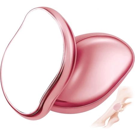 Crystal Hair Eraser, Magic Hair Removal, Painless Soft Smooth Silky Skin Crystal Hair Remover for Men&Women Arms, Legs, Back and Body, Hairo Razorless Shave Quick & Easy Exfoliation(Pink)