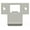 Silver, variant on Deltana TSPE225U10B Extended T-Strike (2-3/4" x 2-1/4" ); Oil Rubbed Bronze Finish