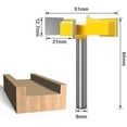 thumbnail image 2 of 8mm Shank Router Bit Cnc Milling Cutter, Woodworking Milling Cutter Planer Woodworking Tool, 2 of 5