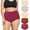 Peach Nude Mix, variant on Women‘s Cotton High Waisted Underwear, 5-Pack Full Coverage Briefs, Tummy Control Breathable Panties