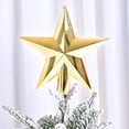 thumbnail image 4 of Christmas Tree Topper, CXALSSY Christmas Tree Star, 7.9 Inch Gold Tree Topper for Indoor Outdoor Decoration, Unique Luxury Christmas Tree Toppers 2024, 4 of 7